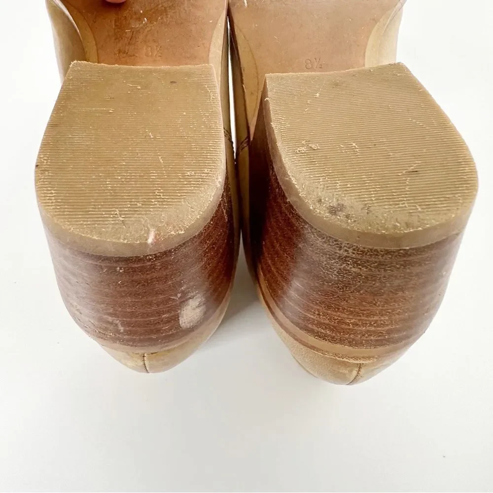 Madewell Spencer Chelsea Pull On Ankle Bootie Tan Size 8.5